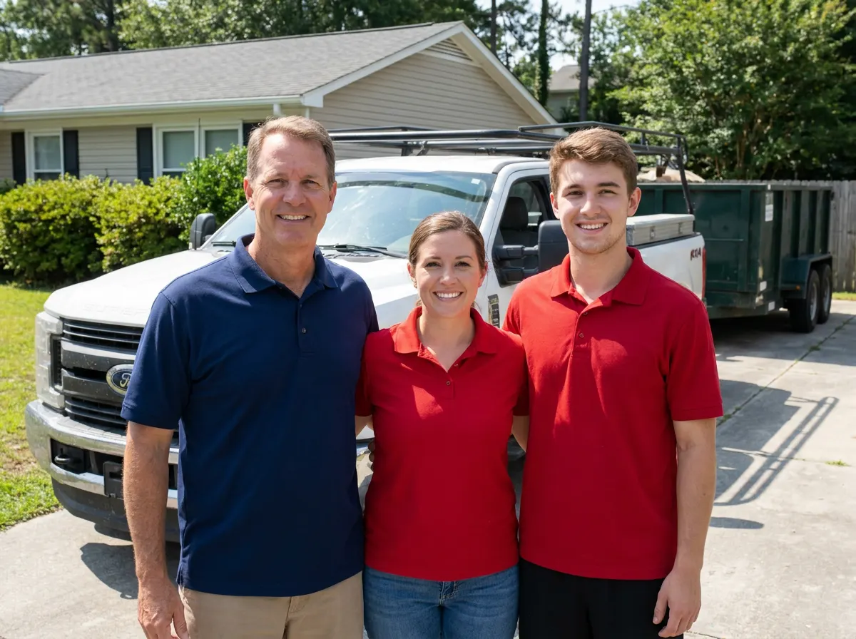 Joseph Dumpster Rental dumpster rental team in Wilmington, NC